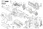 Bosch 3 601 E17 000 Gst 160 Ce Orbital Jigsaw 230 V / Eu Spare Parts